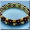 J06. 18K Gold and enamel bracelet. 